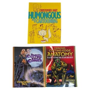 Christopher Hart Drawing & Cartooning Books Set of 3 Art Guides
